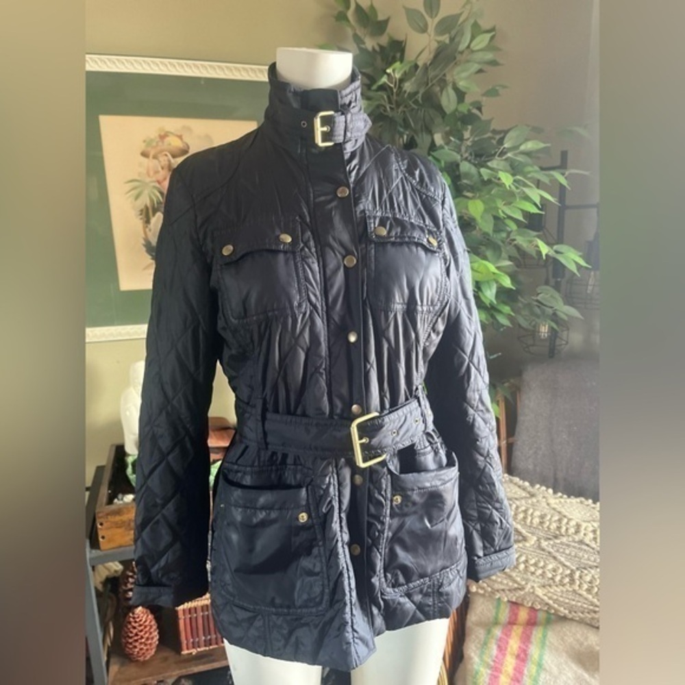 Banana Republic Quilted Belted Jacket